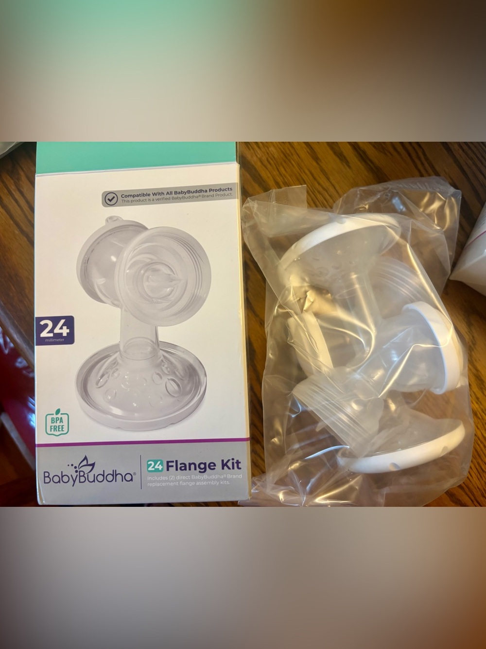 BabyBuddha 24mm Flange Kit - White Replacement Pump Parts